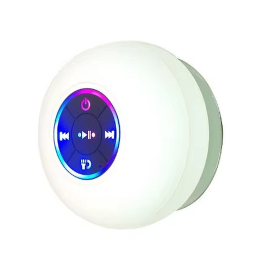 Ultimate Waterproof Wireless LED Bluetooth Speaker with Powerful Suction Cup - Perfect for Outdoor Adventures!